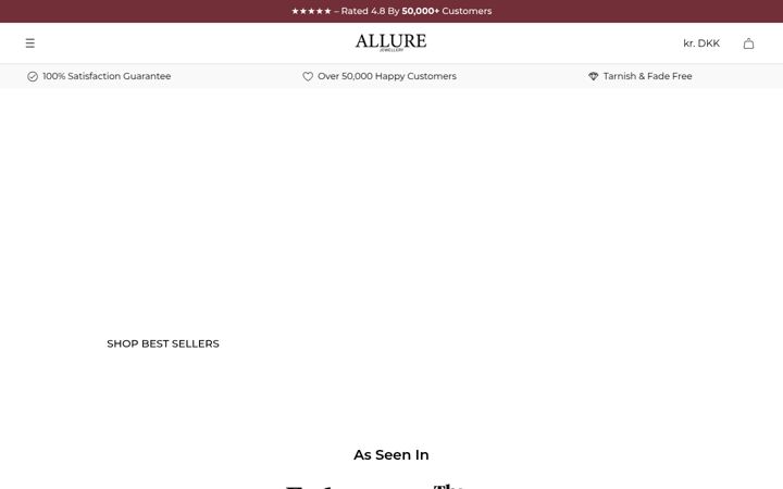 Screenshot of allurejewellery.co