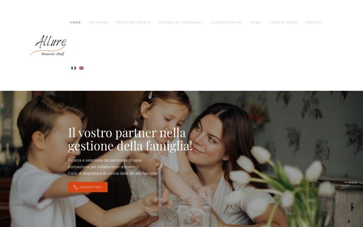 Screenshot of alluremilano.com
