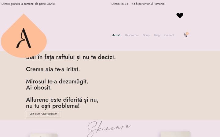 Screenshot of allurene.ro