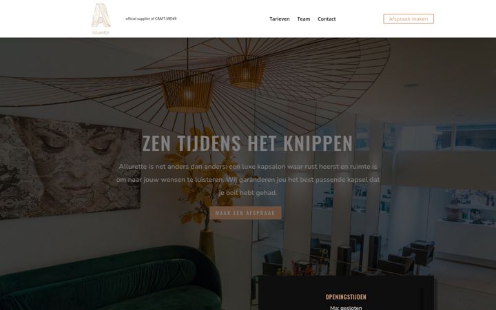 Screenshot of allurette.nl