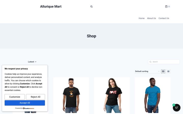 Screenshot of allurique.shop