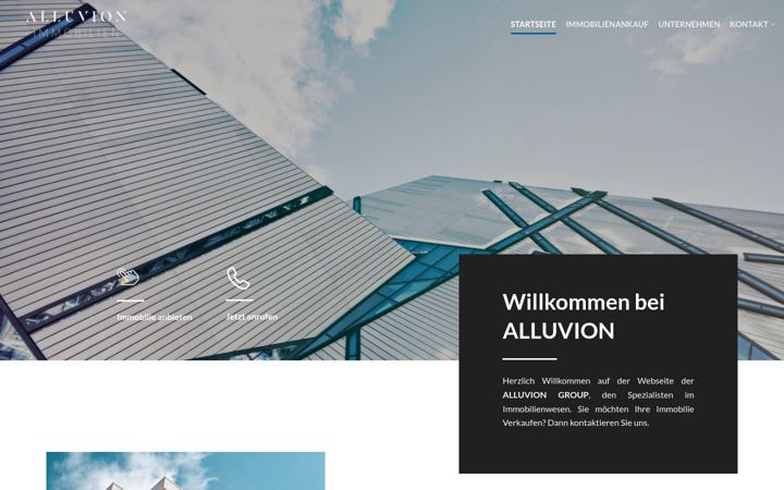 Screenshot of alluvion.group