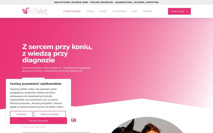 Snimka zaslona za allvet.pl