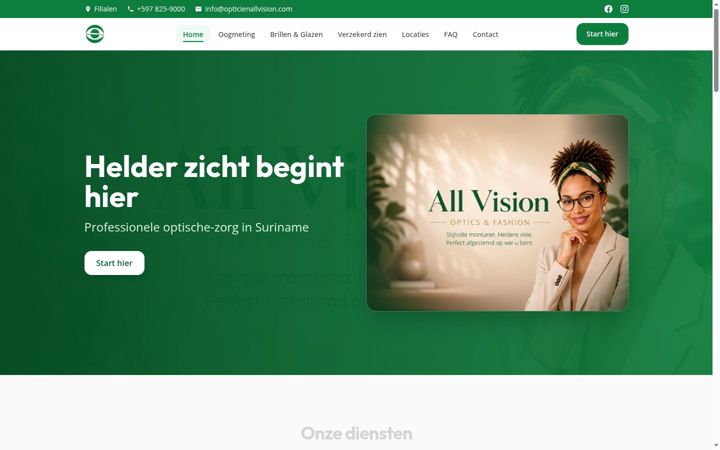Screenshot of allvision.sr