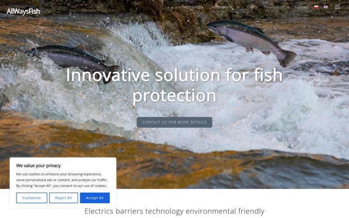 Skærmbillede af allwaysfish.com
