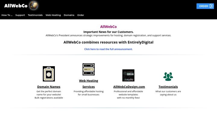 Screenshot of allwebco.net