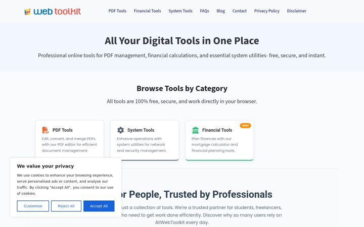 Ekrano kopija allwebtoolkit.com