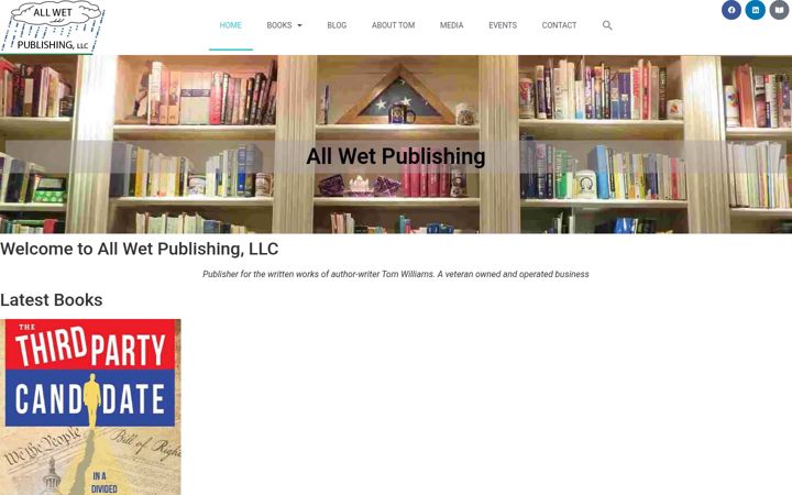 Ekrano kopija allwetpublishing.com