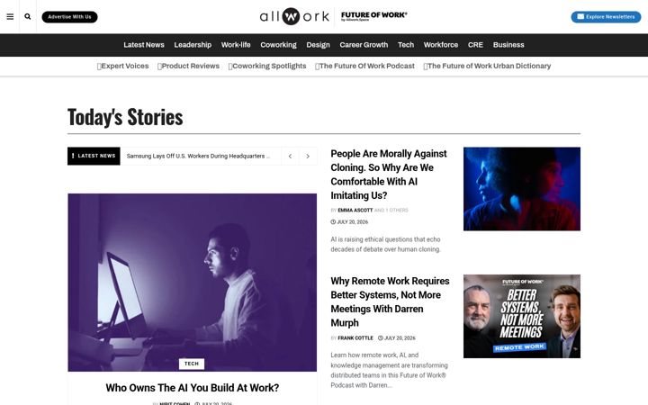 Screenshot of allwork.space