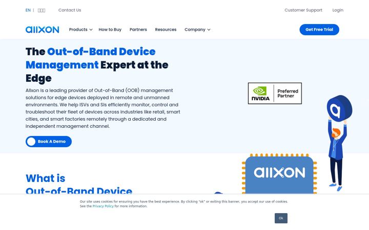 Snímek obrazovky allxon.com