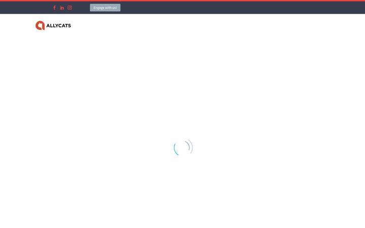 Screenshot of allycats.co.za