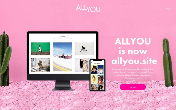 Screenshot of allyou.net