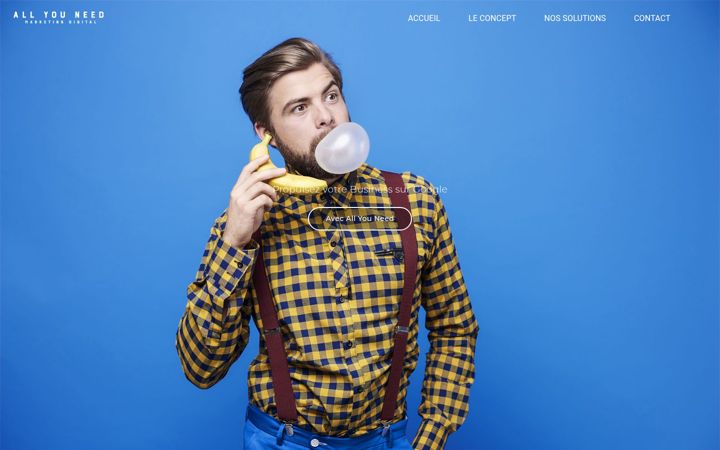 Screenshot of allyouneedagency.com