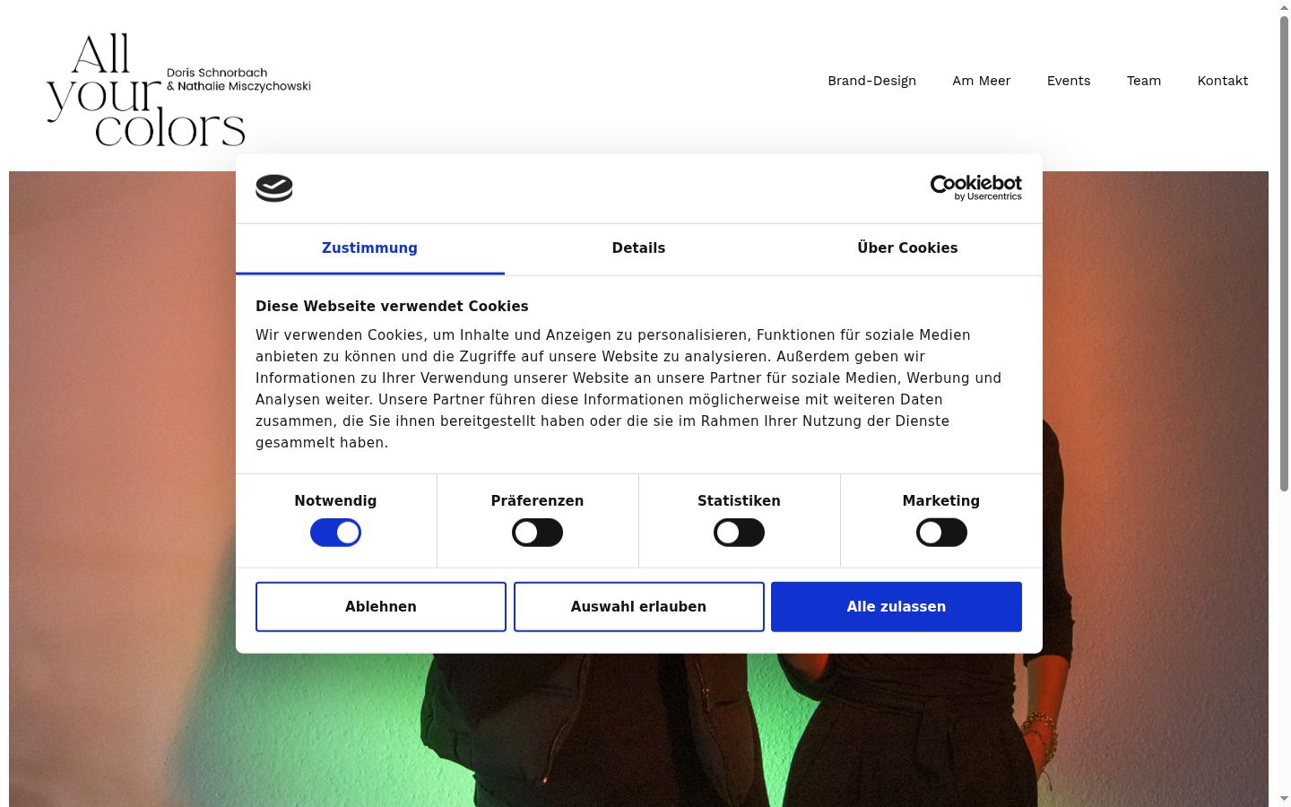 Zrzut ekranu banera zgody wyświetlanego przed jakąkolwiek interakcją