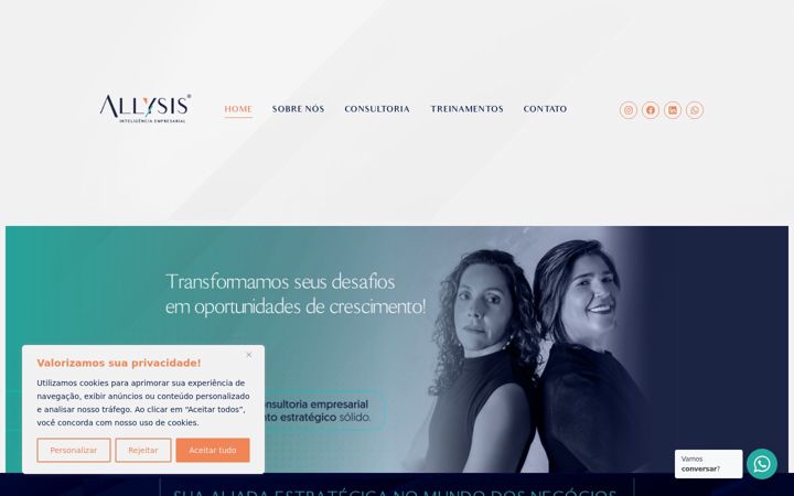 Screenshot von allysis.com.br