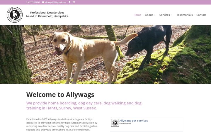 Screenshot von allywags.com