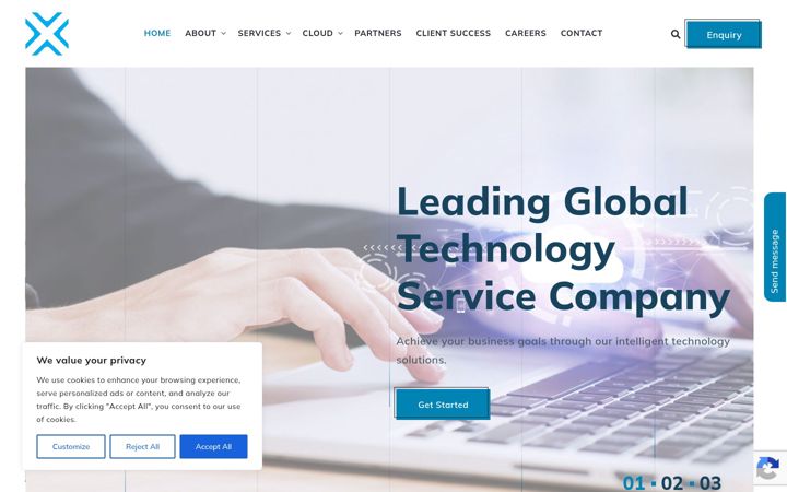 Screenshot of alm-ict.com