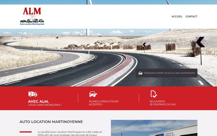 Screenshot of alm-location.com