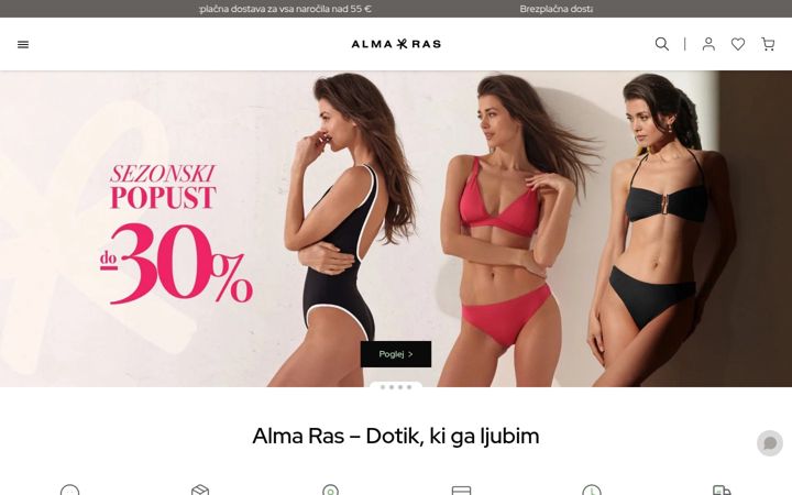 Screenshot of alma-ras.si
