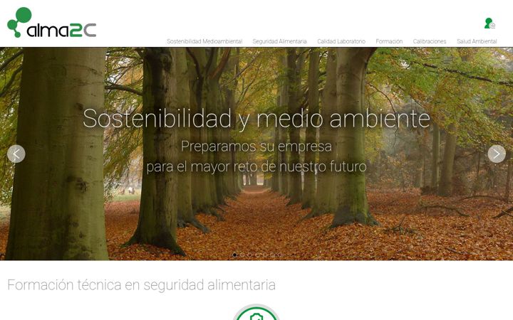 Screenshot of alma2c.com