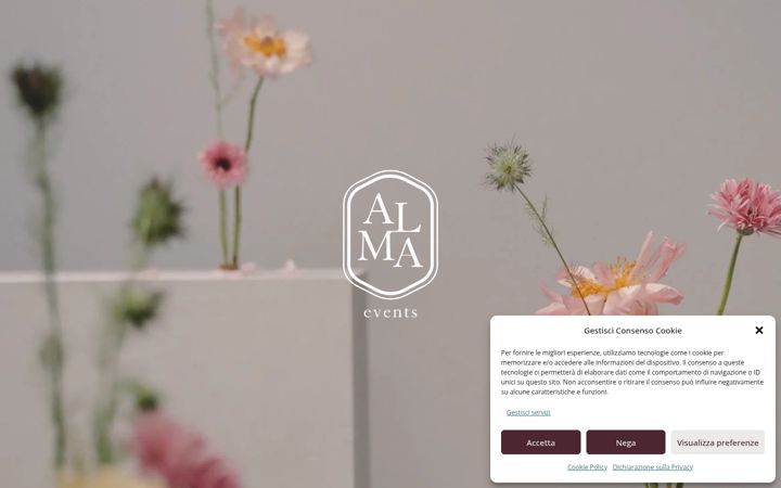 Screenshot stránky alma4events.com