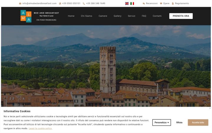 Screenshot von almabedandbreakfast.com