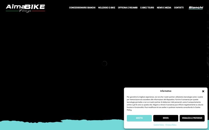 Screenshot of almabikefirenze.it