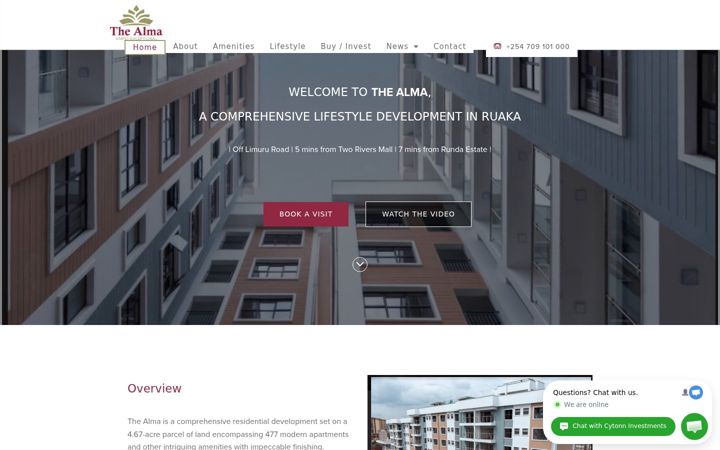 Screenshot of almabycytonn.com
