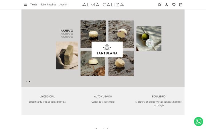 Ekraanipilt saidist almacaliza.com