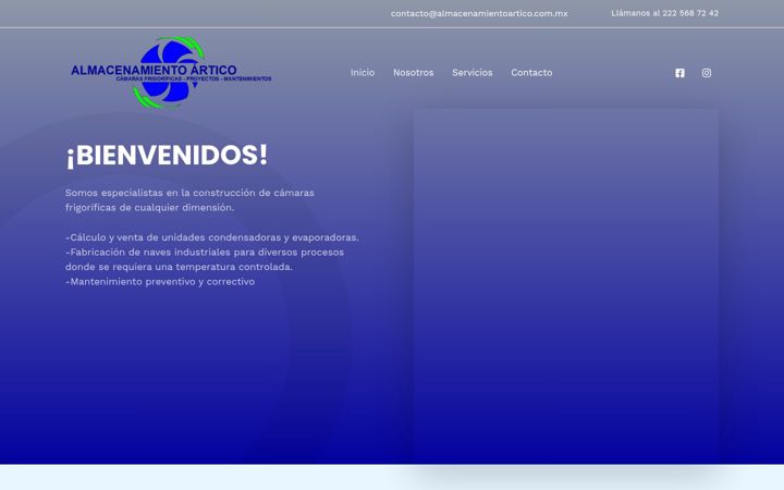 Screenshot of almacenamientoartico.com.mx