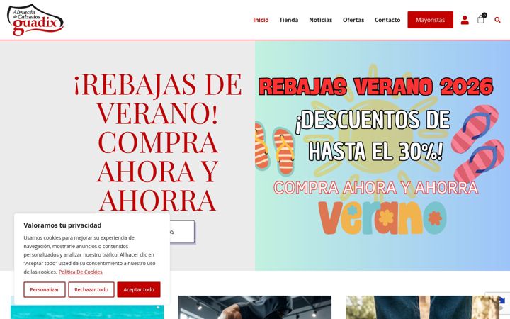 Screenshot von almacendecalzadosguadix.com