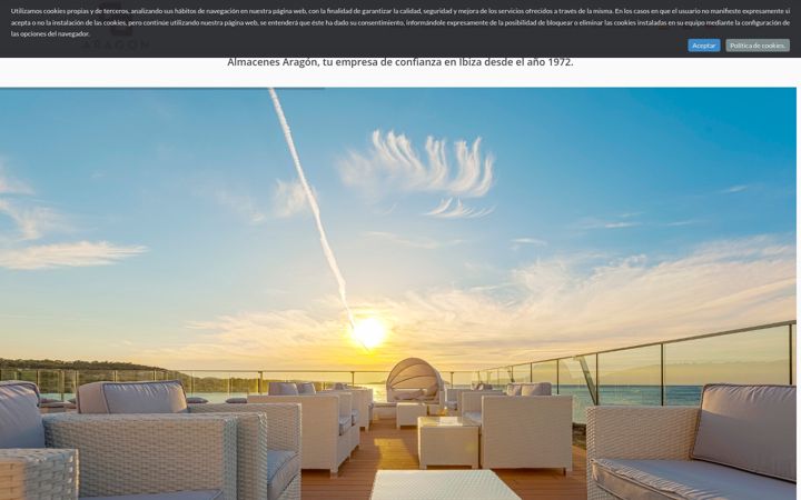 Screenshot of almacenesaragon.com