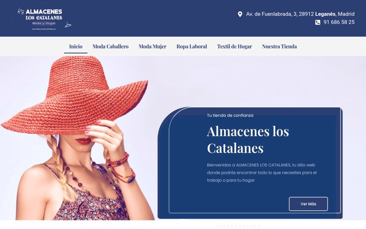 Ekraanipilt saidist almacenesloscatalanes.es