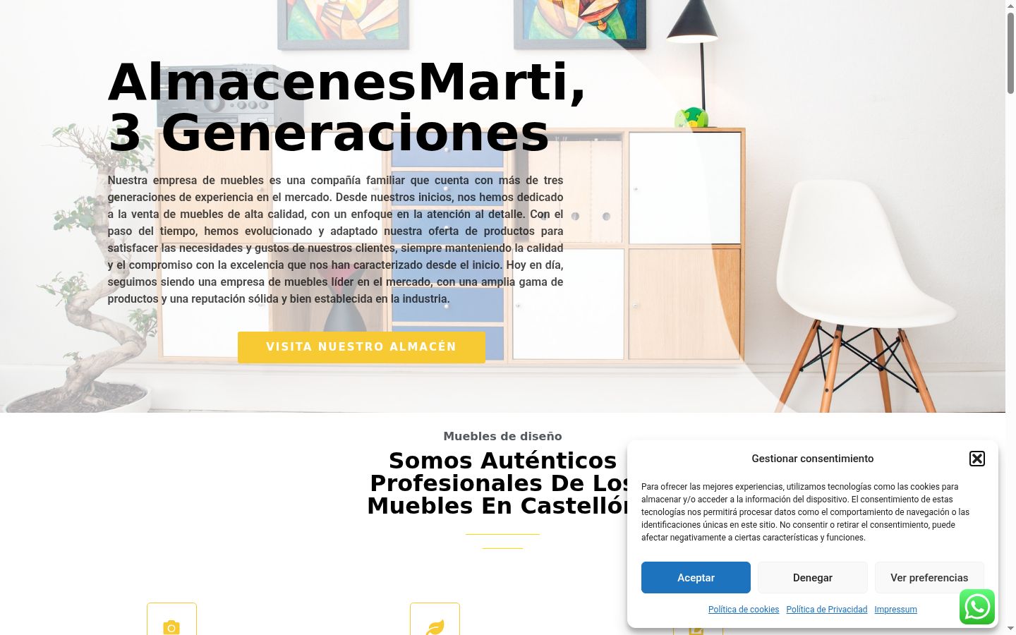 Capture d'écran de la bannière de consentement affichée avant toute interaction