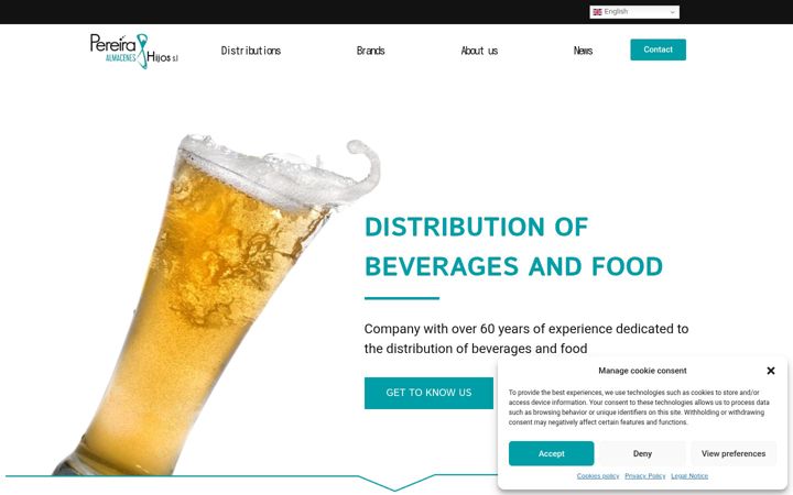 Screenshot of almacenespereira.com
