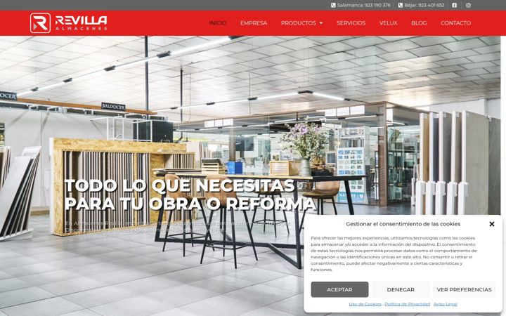 Screenshot of almacenesrevilla.com