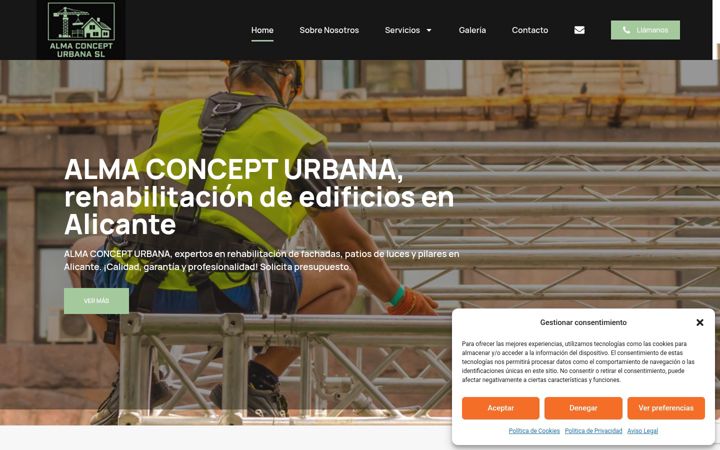 Screenshot of almaconcepturbana.com