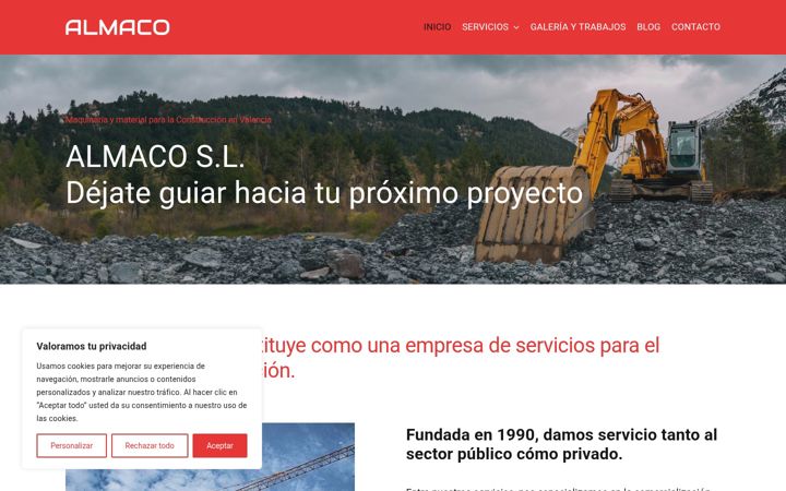 Screenshot ta' almacosl.com