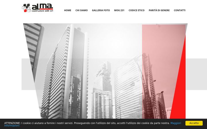Screenshot of almacostruzioniedili.com