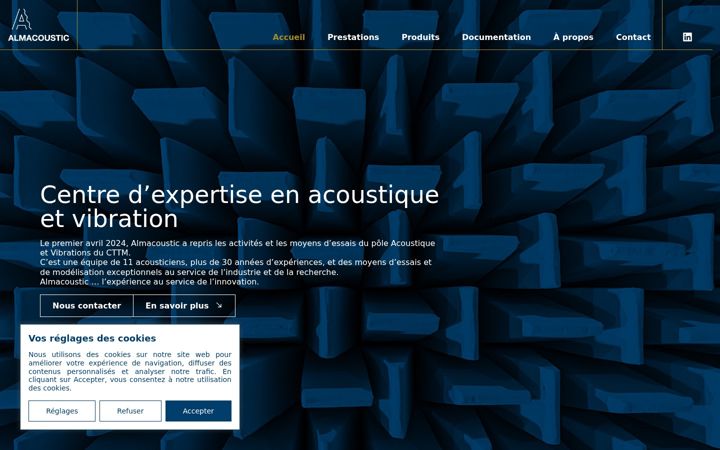 Capture d'écran de almacoustic.com