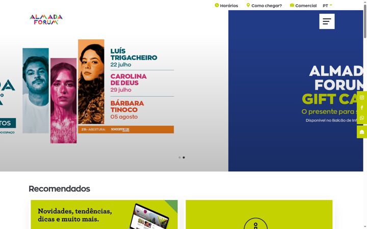 Screenshot of almadaforum.com