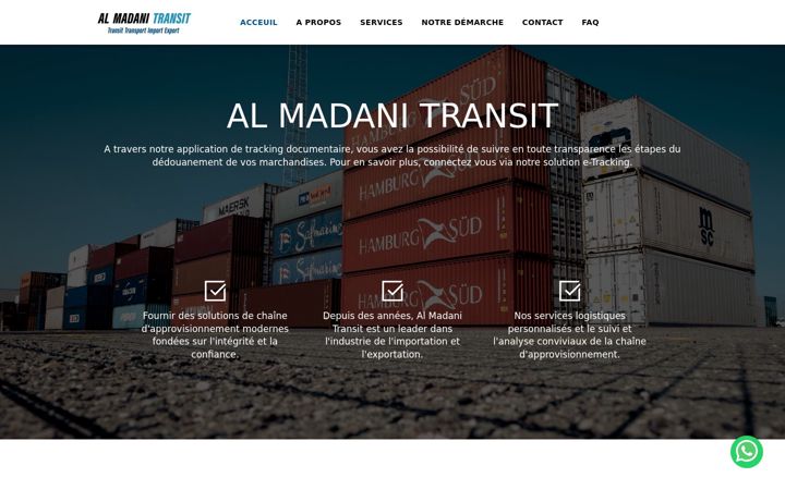 Screenshot of almadanitransit.com