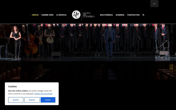 Screenshot of almadecoimbra.com