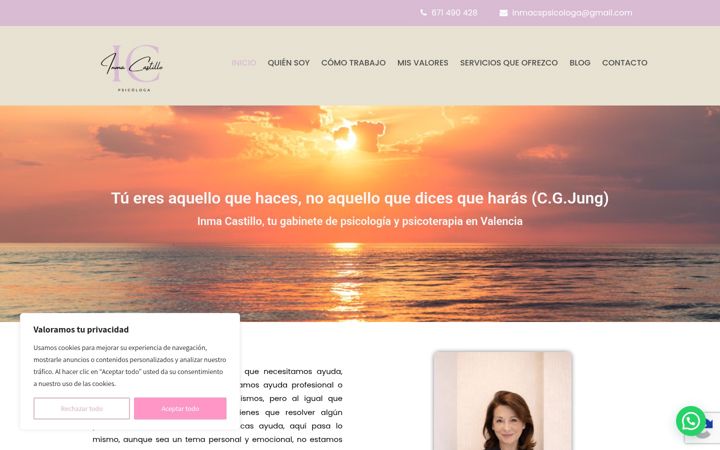 Screenshot of almadepsicologia.com