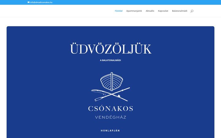Screenshot of almadicsonakos.hu
