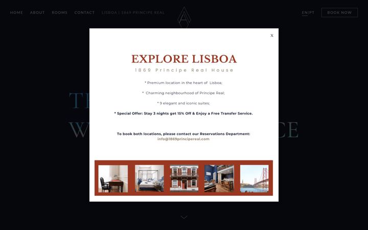 Screenshot of almadinasmartluxury.com