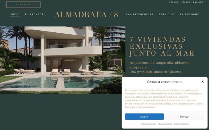 Screenshot of almadraba8.com