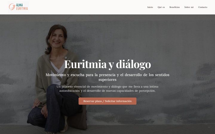 Screenshot of almaeuritmia.org