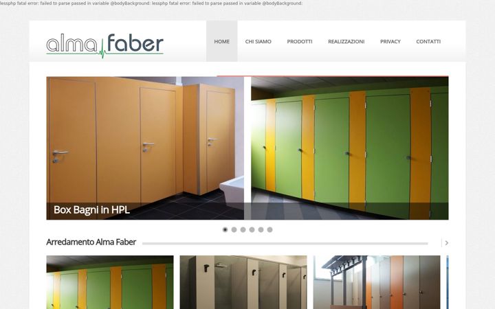 Screenshot of almafaber.com