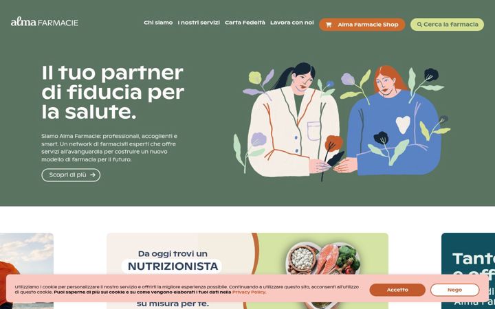 Screenshot of almafarmacie.it